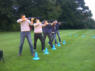 laser clay shooting 