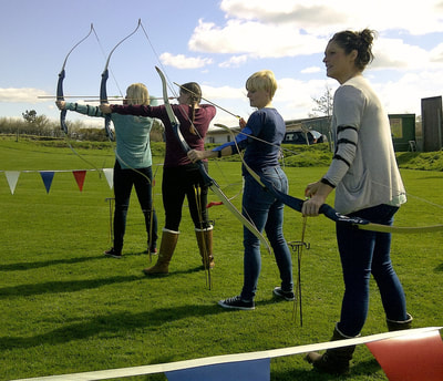 archery for stag do's and hen party groups in Ashford