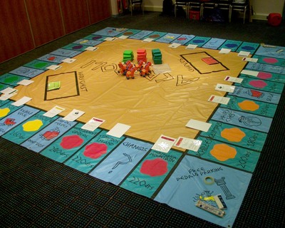 giant board game team activity