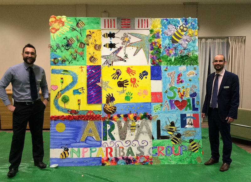 giant painting game indoor corporate event