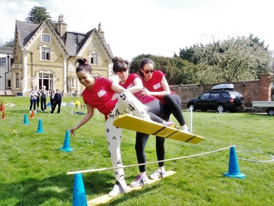 Hen Party Obstacle Ski Race