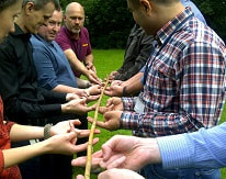 Mission Impossible outdoor team building event