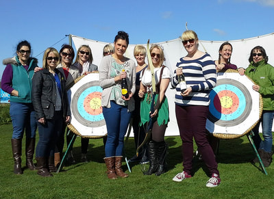 Archery for South Wales hen do
