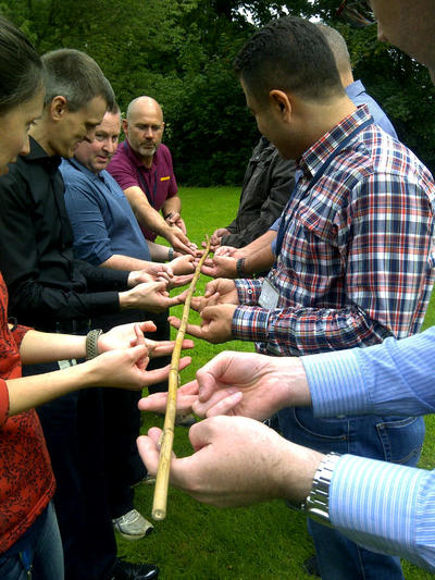 magic stick leadership team exercise